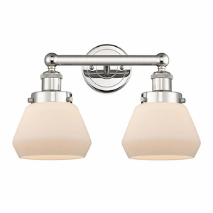 Fulton - 2 Light Bath Vanity In Industrial Style-10 Inches Tall and 15.5 Inches Wide - 1316822