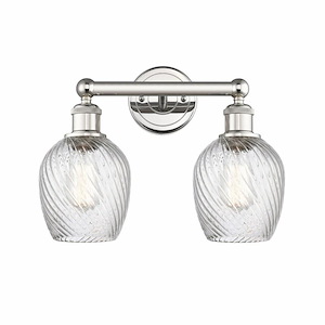 Salina - 2 Light Bath Vanity In Industrial Style-11.5 Inches Tall and 14 Inches Wide - 1316812