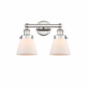 Cone - 2 Light Bath Vanity In Industrial Style-10 Inches Tall and 15.5 Inches Wide - 1316832