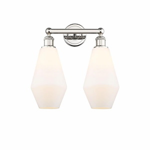 Cindyrella - 2 Light Bath Vanity In Industrial Style-17 Inches Tall and 16 Inches Wide - 1316802