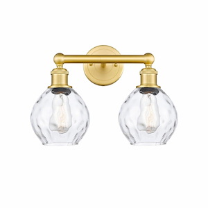 Waverly - 2 Light Bath Vanity In Industrial Style-11 Inches Tall and 15 Inches Wide - 1316813