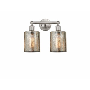 Cobbleskill - 2 Light Bath Vanity In Industrial Style-11.5 Inches Tall and 14 Inches Wide - 1289817
