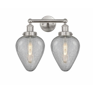 Geneseo - 2 Light Bath Vanity In Industrial Style-11.5 Inches Tall and 15 Inches Wide - 1289859