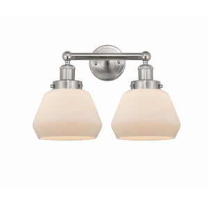 Fulton - 2 Light Bath Vanity In Industrial Style-10 Inches Tall and 16 Inches Wide - 1289920