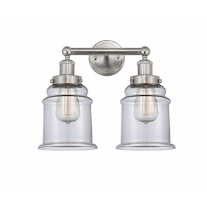 Canton - 2 Light Bath Vanity In Industrial Style-12.75 Inches Tall and 15 Inches Wide - 1289874