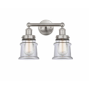 Canton - 2 Light Bath Vanity In Industrial Style-11 Inches Tall and 14.25 Inches Wide - 1289875