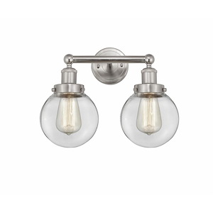 Beacon - 2 Light Bath Vanity In Industrial Style-10 Inches Tall and 15.5 Inches Wide - 1289860