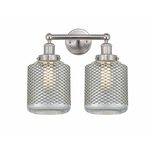 Stanton - 2 Light Bath Vanity In Industrial Style-11.5 Inches Tall and 15 Inches Wide - 1289889