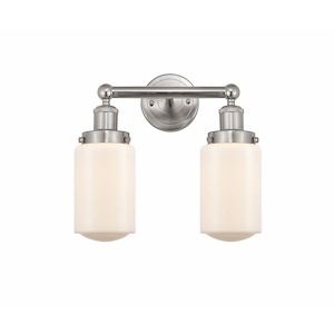 Dover - 2 Light Bath Vanity In Industrial Style-10 Inches Tall and 15.5 Inches Wide - 1289890