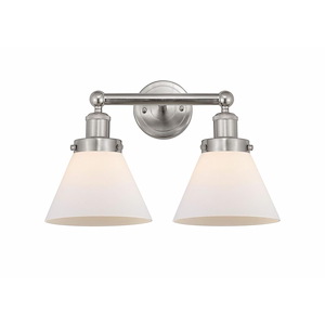 Cone - 2 Light Bath Vanity In Industrial Style-10 Inches Tall and 15.5 Inches Wide - 1289891