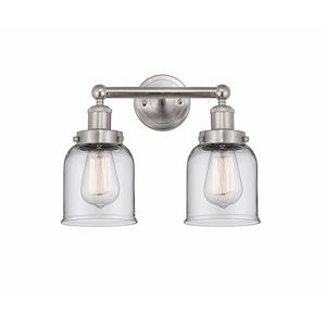 Bell - 2 Light Bath Vanity In Industrial Style-10 Inches Tall and 15.5 Inches Wide - 1289881