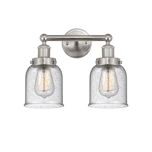 Bell - 2 Light Bath Vanity In Industrial Style-10 Inches Tall and 15.5 Inches Wide - 1289878