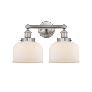 Bell - 2 Light Bath Vanity In Industrial Style-10 Inches Tall and 15.5 Inches Wide - 1289905
