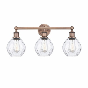Waverly - 3 Light Bath Vanity In Industrial Style-11 Inches Tall and 24 Inches Wide - 1316852