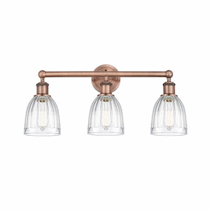 Brookfield - 3 Light Bath Vanity In Industrial Style-11.5 Inches Tall and 23.75 Inches Wide - 1316815