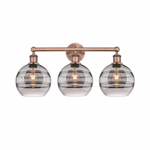 Rochester - 3 Light Bath Vanity In Industrial Style-12.13 Inches Tall and 26 Inches Wide - 1330427
