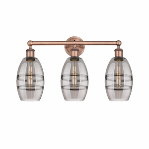 Vaz - 3 Light Bath Vanity In Industrial Style-10.38 Inches Tall and 23.88 Inches Wide - 1330334