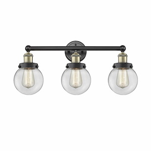 Beacon - 3 Light Bath Vanity In Industrial Style-10 Inches Tall and 24.5 Inches Wide - 1316834