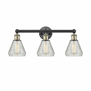 Conesus - 3 Light Bath Vanity In Industrial Style-12.5 Inches Tall and 24 Inches Wide - 1316862