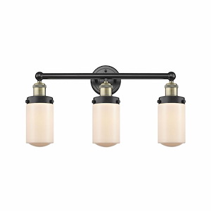 Dover - 3 Light Bath Vanity In Industrial Style-10 Inches Tall and 24.5 Inches Wide - 1316849