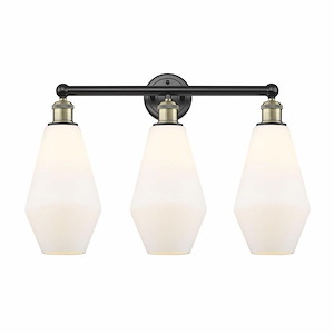 Cindyrella - 3 Light Bath Vanity In Industrial Style-17 Inches Tall and 25 Inches Wide - 1316846