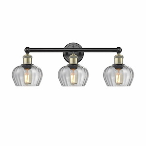 Fenton - 3 Light Bath Vanity In Industrial Style-10 Inches Tall and 24.5 Inches Wide - 1316918