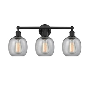 Belfast - 3 Light Bath Vanity In Industrial Style-11.5 Inches Tall and 24 Inches Wide - 1289896