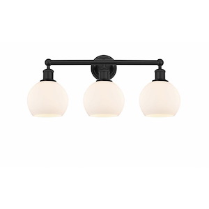 Athens - 3 Light Bath Vanity In Industrial Style-10.63 Inches Tall and 24 Inches Wide - 1289897
