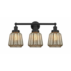 Chatham - 3 Light Bath Vanity In Industrial Style-10 Inches Tall and 24.5 Inches Wide - 1289947