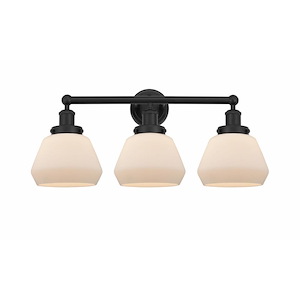 Fulton - 3 Light Bath Vanity In Industrial Style-10 Inches Tall and 24.5 Inches Wide - 1289901