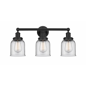 Bell - 3 Light Bath Vanity In Industrial Style-10 Inches Tall and 24.5 Inches Wide - 1289954