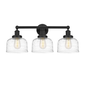 Bell - 3 Light Bath Vanity In Industrial Style-10 Inches Tall and 24.5 Inches Wide - 1290003