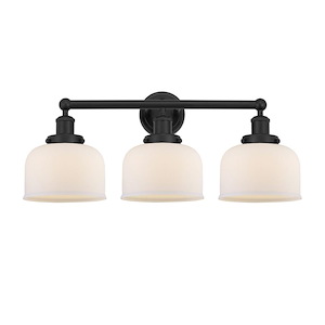 Bell - 3 Light Bath Vanity In Industrial Style-10 Inches Tall and 24.5 Inches Wide - 1289924