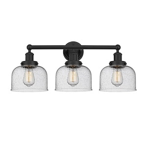 Bell - 3 Light Bath Vanity In Industrial Style-10 Inches Tall and 24.5 Inches Wide - 1289925