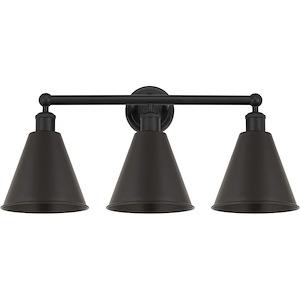 Berkshire Metal - 3 Light Bath Vanity-12.25 Inch Tall and 26 Inch Wide - 1426671