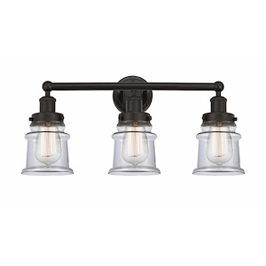 Canton - 3 Light Bath Vanity In Industrial Style-11 Inches Tall and 23.25 Inches Wide - 1289907