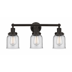 Bell - 3 Light Bath Vanity In Industrial Style-10 Inches Tall and 24.5 Inches Wide - 1289954