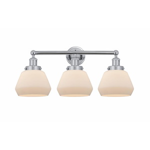 Fulton - 3 Light Bath Vanity In Industrial Style-10 Inches Tall and 24.5 Inches Wide - 1289901