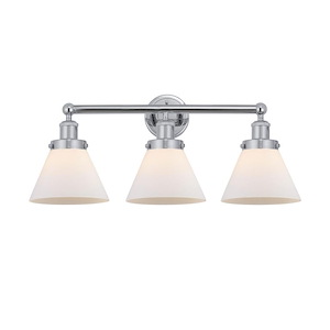 Cone - 3 Light Bath Vanity In Industrial Style-11.5 Inches Tall and 25.75 Inches Wide - 1289911