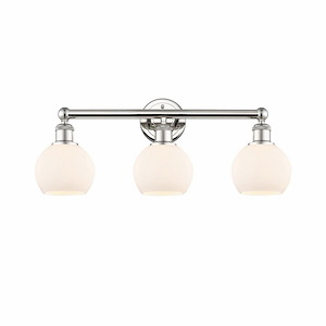 Athens - 3 Light Bath Vanity In Industrial Style-10.63 Inches Tall and 24 Inches Wide - 1316817