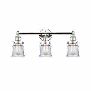 Canton - 3 Light Bath Vanity In Industrial Style-11 Inches Tall and 23.25 Inches Wide - 1316900