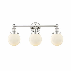 Beacon - 3 Light Bath Vanity In Industrial Style-10 Inches Tall and 24.5 Inches Wide - 1316834
