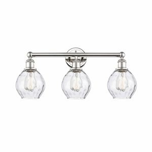 Waverly - 3 Light Bath Vanity In Industrial Style-11 Inches Tall and 24 Inches Wide - 1316852