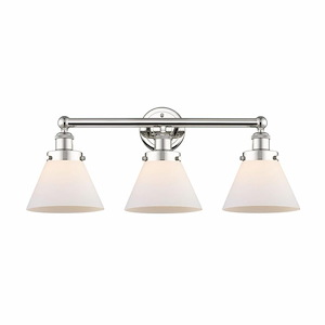 Cone - 3 Light Bath Vanity In Industrial Style-11.5 Inches Tall and 25.75 Inches Wide - 1316820