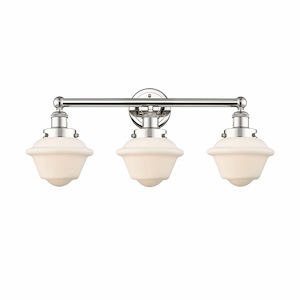 Oxford - 3 Light Bath Vanity In Industrial Style-10 Inches Tall and 24.5 Inches Wide - 1316903