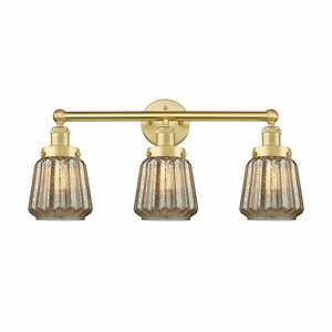 Chatham - 3 Light Bath Vanity In Industrial Style-10 Inches Tall and 24.5 Inches Wide - 1316819