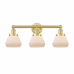 Fulton - 3 Light Bath Vanity In Industrial Style-10 Inches Tall and 24.5 Inches Wide - 1316871