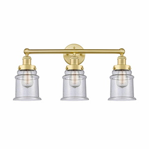 Canton - 3 Light Bath Vanity In Industrial Style-12.75 Inches Tall and 24 Inches Wide - 1316835