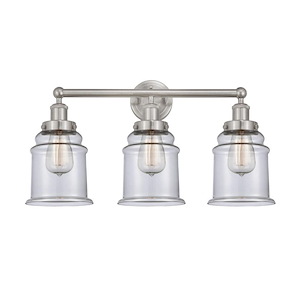 Canton - 3 Light Bath Vanity In Industrial Style-12.75 Inches Tall and 24 Inches Wide - 1289962