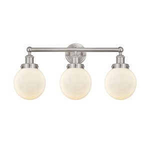 Beacon - 3 Light Bath Vanity In Industrial Style-10 Inches Tall and 24.5 Inches Wide - 1289909